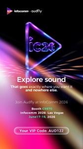 Audfly InfoComm 2026 美国6.17-19 第2版邀请函