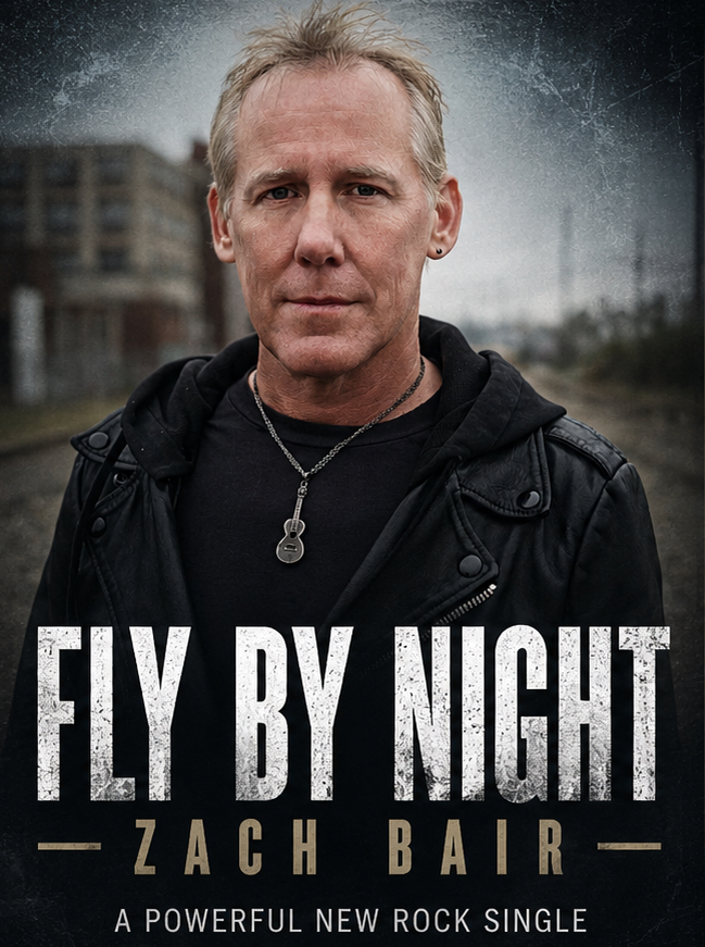 Music Industry Veteran Zach Bair Returns to the Spotlight with Powerful New Rock Single “Fly By Night”