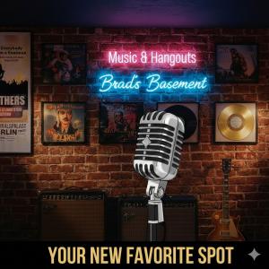 Rockefellas TV has launched Brad’s Basement, a new original show hosted by internationally seasoned singer, songwriter, performer, and presenter Brad Henshaw, now available through the Rockefellas TV app and RockefellasTV Promotional artwork for Brad’s Basement hosted by Brad Henshaw on Rockefellas TV.