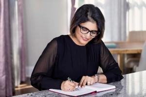 Angha writing