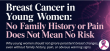 Breast Cancer in Young Women: No Family History or Pain Does Not Mean No Risk