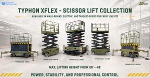 TYPHON range of scissor lifts