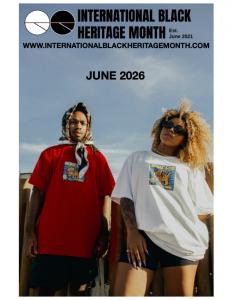 International Black Heritage Month 2026 Poster/Flyer 2  June only