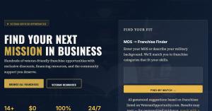 VeteranOpportunity MOS Franchise Finder Tool for Veterans