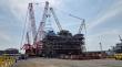Sarens completes load test of a 1,189.6-ton lifting frame for a large industrial module at ExxonMobil's yard in Chonburi