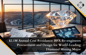 $2.1M Annual Cost Avoidance BPX Re-engineers Procurement and Design for World-Leading Diamond Mining Major
