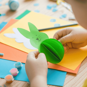 Bunny, drawing, art & craft bunny, easter bunny, art and craft for children, art activities, paper craft for kids
