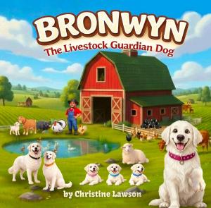 Author, attorney, and farmer Christine Lawson announces the release of Bronwyn: The Livestock Guardian Dog, a heartfelt children's book inspired by the true story of a Great Pyrenees puppy born with a deformed paw BRONWYN: The Livestock Guardian Dog Pic1