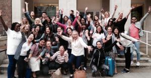 Event Academy students celebrating their graduation.