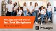 ProLegal Named to Inc.'s Best Workplaces 2026 in the Legal Industry Category