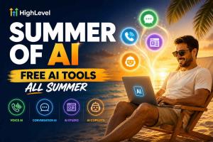HighLevel Summer of AI 2026 - free AI Copilots,  Voice AI, Conversation AI, and AI Studio available  to all enrolled accounts June 1 - August 31.