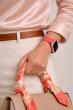 Chalonne Expands Its Liquid Collection with New Coral Patent Leather Apple Watch Band