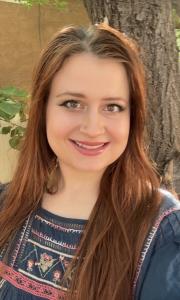 Courtney Boyle, author of Hazel Bazel Makes New Friends (available from Spines)