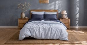 Luxury hotel-style bedding set by Beddora including duvet and pillows designed for premium comfort and durability.