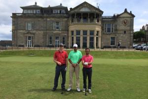 L to R (in image)- Garrett Wasson, Vijit Nandrajog and Pierfrancesco De Simone