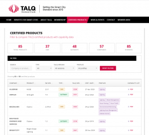 TALQ Product Filtering Tool