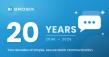 Brosix Celebrates 20 Years of Private Team Messaging
