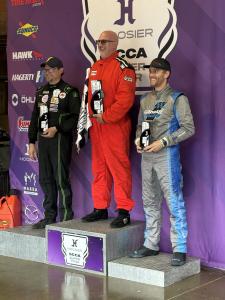 Capaldi on the podium at Mid Ohio