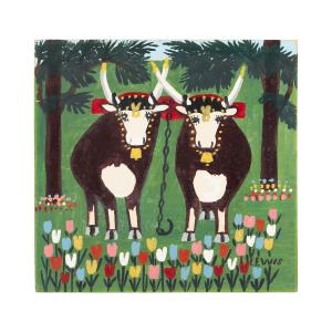 Maud Lewis, Springtime Oxen