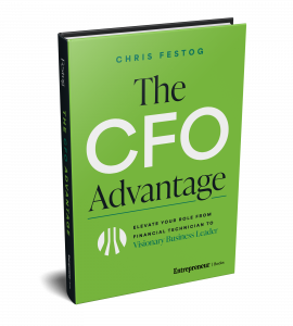 Book cover of "The CFO Advantage"