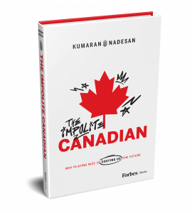 Book cover of “The Impolite Canadian”