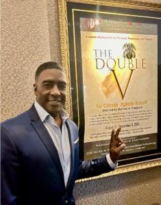 Live theater was one of Idrees Degas' passions and his dual role in the