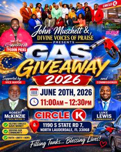 Gas Giveaway Flyer