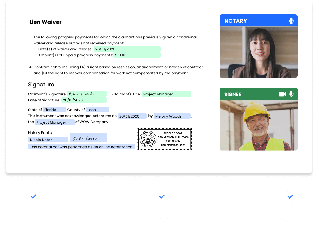 Procore and OneNotary Bring Credentialed Notarization Directly Into Construction Payments