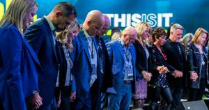 This Is It Team Praying at ALL IN Convention
