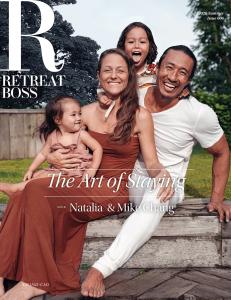 RetreatBoss Magazine Issue 006 Summer 2026 Mike Chang and Natalia Chang