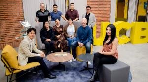 Organizers and participants of the Water in Bolivia conference at the Graduate Studies Department of the Bolivian Catholic University in Santa Cruz
