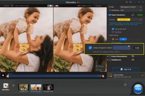 Winxvideo AI V4.10 adds color restoration to Super Resolution upscaling