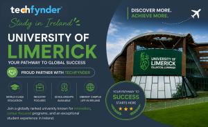 Techfynder is proud to announce its official partnership with the University of Limerick (UL), Ireland, as an authorised international study abroad agency supporting students from South Asia who wish to pursue higher education in Ireland Exciting partnership with Techfynder and University of Limerick