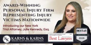 Julie Kennedy Esq New York personal injury and accident trial lawyer.