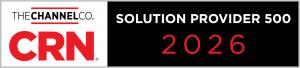CRN Solution Provider 500 2026 recognition badge honoring North America's leading technology solution providers