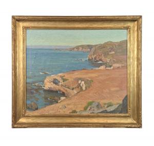 Original paintings by the renowned African American abstract painter and sculptor Sam Gilliam (1933-2022) and German-born American landscape artist William Wendt (1865-1946) will headline Quinn’s Thursday, June 18 online-only Fine & Decorative Arts Auction Circa-1915 oil-on-canvas by German-born American artist William Wendt (1865-1946), titled California Coast, signed and dated lower right, 25in x 30in (sight). Estimate: $30,000-$50,000