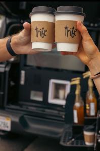 Tribal coffee cups to support at events