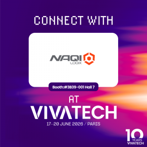 Vivatech Logo with White Naqi Logo