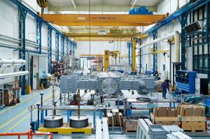 Montage eines Process Gas Compressors in Winterthur, Switzerland