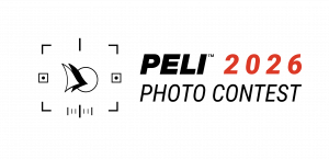 Official logo of the Peli 2026 Photo Contest, featuring the Peli branding, a camera focus frame icon and the year 2026 in red. The logo represents the 21st edition of Peli Products’ international photography competition, celebrating outstanding photograph