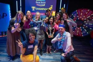 Game Show Battle Rooms Seattle - Bellevue | Team Building Event Group Photo