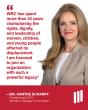 WOMEN'S REFUGEE COMMISSION APPOINTS DR. XANTHE SCHARFF AS PRESIDENT AND CEO
