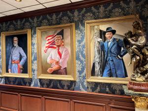 Hand painted Portraits by Prestige Fine Art  Robert E. Lee / Donald J Trump / Ulysses S. Grant