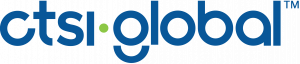 Blue text logo saying CTSI-Global with a lime green dot separating the words. The lettering is in a lowercase, sans-serif design. The 