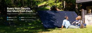 Bifacial Solar Panel Banner