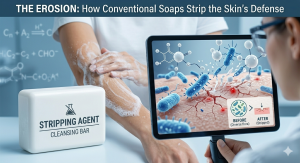 soaps disrupting microbiome