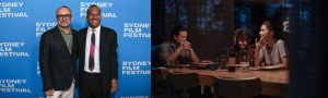 Director of Minotaur, Andrey Zvyagintsev with SFF festival director, Nashen Moodley
