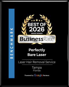 Perfectly Bare Laser is the Best Laser Hair Removal in Tampa in 2026 based on amazing Google reviews by our client