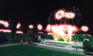 A rainbow of colors will burst over Washington, DC, on July 4 in what organizers say will be the largest fireworks show the world has ever seen Sneak-Peek-National-Mall