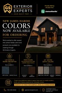 GS Exterior Experts Announces New James Hardie® Color Additions for Siding, Trim, and Soffit Products new hardie dolors